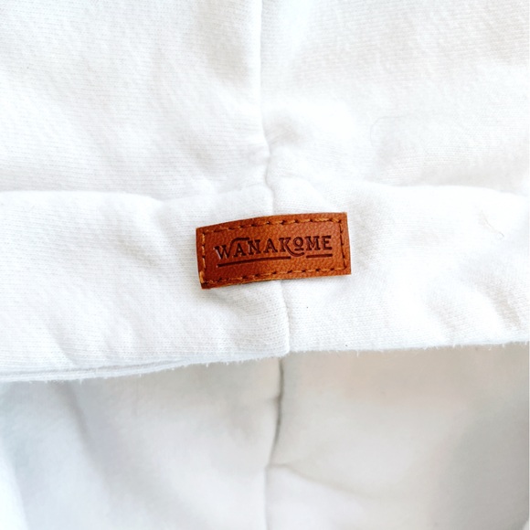 Wanakome Athena Ivory Full-Zip Hoodie S white hooded zip jacket fleece - Picture 5 of 10